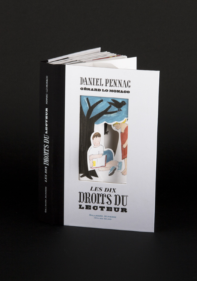 Les Dix Droits Du Lecteur Pennac Affiche LES DIX DROITS DU LECTEUR - Gallimard Jeunesse - AAAAA